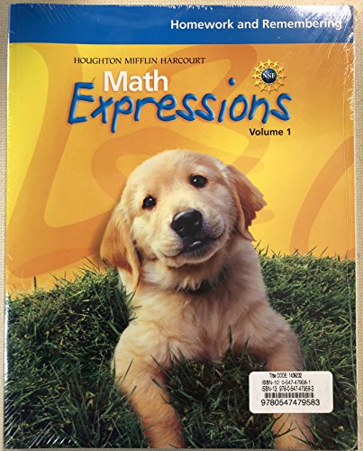 9780547479583: Math Expressions, Grade K Homework and Remembering Consumable Bundle: Houghton Mifflin Harcourt Math Expressions (Math Expressions 2009 - 2012)