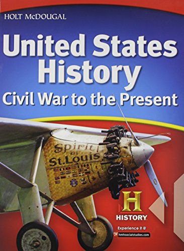 Stock image for United States History: Student Edition Civil War to the Present 2012 for sale by Books of the Smoky Mountains