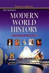 Stock image for Modern World History: Patterns of Interaction: Teacher Edition Modern 2012 [Hardcover] for sale by TextbookRush