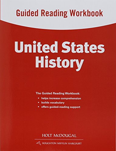 United States History: Guided Reading Workbook Survey (9780547512990) by HOLT MCDOUGAL