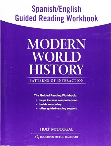 Beispielbild fr Modern World History: Patterns of Interaction: Spanish/English Guided Reading Workbook zum Verkauf von ThriftBooks-Atlanta