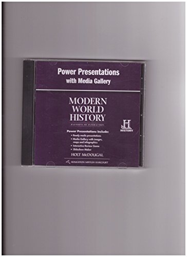 Beispielbild fr Modern World History: Patterns of Interaction: Power Presentations with Media Gallery DVD-ROM Modern zum Verkauf von Buyback Express