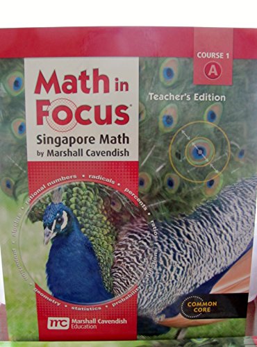 Math in Focus: Singapore Math: Teacher Edition, Volume a Grade 6 2012 (9780547561004) by Holt Mcdougal