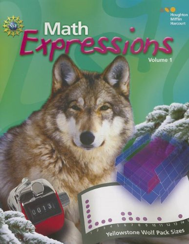 Math Expressions, Volume 1 (Math Expressions Common Core) (9780547567433) by Houghton Mifflin Harcourt