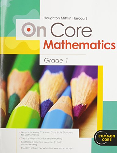 Beispielbild fr Houghton Mifflin Harcourt on Core Mathematics: Student Workbook Grade 1 (Houghton Mifflin Harcourt Common Core) zum Verkauf von medimops