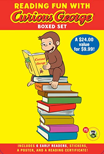 Beispielbild fr Reading Fun with Curious George Boxed Set (CGTV reader boxed set) (Green Light Readers Level 1) (Curious George TV) zum Verkauf von BooksRun