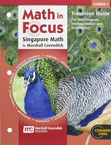 9780547579092: Math in Focus: Singapore Math Transitions Guide Course 1