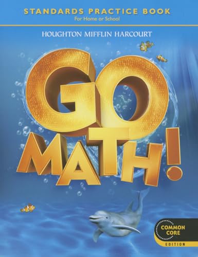 Imagen de archivo de Go Math! Grade K: Standards Practice Book, Common Core Student Edition a la venta por SecondSale
