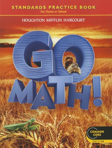 Stock image for Go Math! Standards Practice Book, Grade 2, Common Core Edition for sale by BooksRun