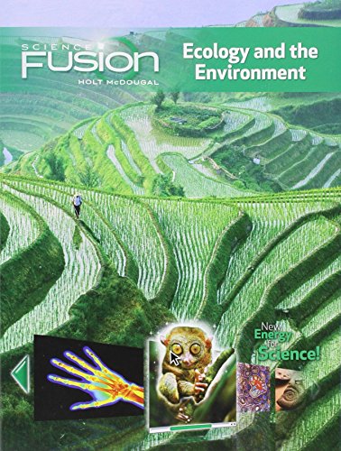 9780547589459: Student Edition Interactive Worktext Grades 6-8 2012: Module D: Ecology and the Environment (Sciencefusion)