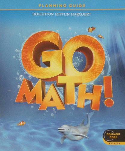 Imagen de archivo de Go Math! Grade K Planning Guide Common Core Edition a la venta por Nationwide_Text