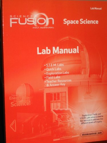 Stock image for Lab Manual Module G Grades 6-8: Module G: Space Science (Sciencefusion) for sale by Books Unplugged