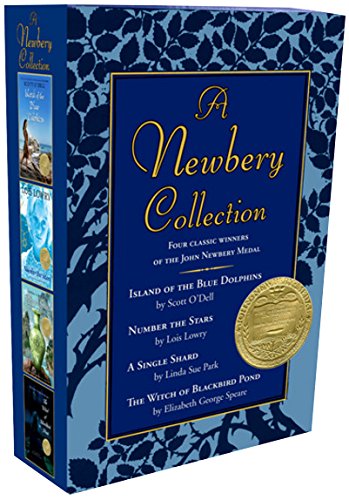 9780547610825: A Newbery Collection Boxed Set: Number the Stars/A Single Shard/Island of the Blue Dolphins/The Witch of Blackbird Pond