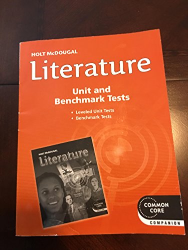 Stock image for Holt McDougal Literature: Assessment File Unit and Benchmark Tests Common Core Grade 11 for sale by SecondSale