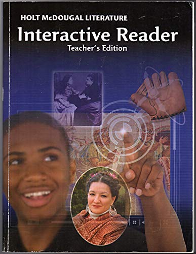 9780547619378: Holt Mcdougal Literature : Interactive Reader Teacher's Edition Grade 6