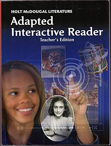 Imagen de archivo de Holt McDougal Literature: Adapted Interactive Reader Teacher's Edition Grade 8 a la venta por ThriftBooks-Dallas