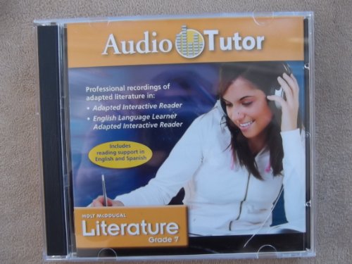 Stock image for Holt McDougal Literature: Adapted Interactive Reader Audio Tutor CD-ROM Grade 7 for sale by SecondSale