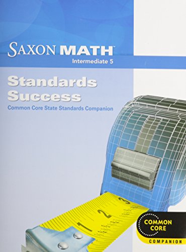 Stock image for Saxon Math Intermediate 5: Standards Success Book for sale by GetitBooks