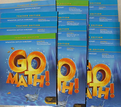 9780547643069: Houghton Mifflin Harcourt Go Math! TE & Planning Guide Bundle