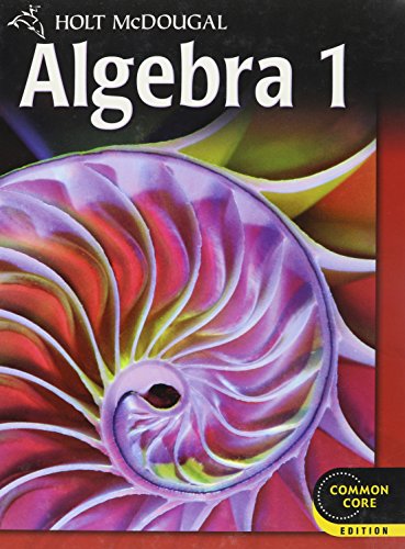 9780547647036: Holt McDougal Algebra 1: Student Edition 2012
