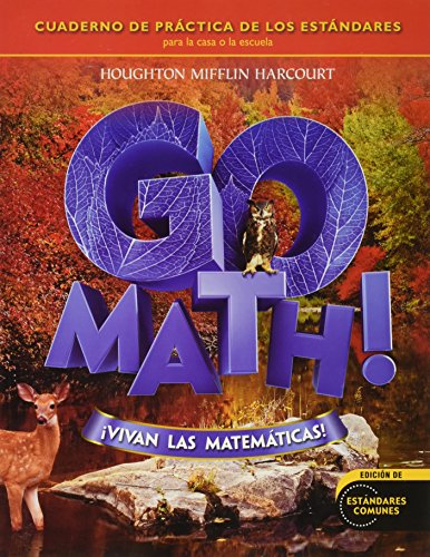 Student Practice Book Grade 6 (GO Math! Vivan Las matemÃ¡ticas) (Spanish Edition) (9780547650821) by Houghton Mifflin Harcourt
