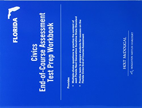 Beispielbild fr End-of-Course Test Prep Workbook: Integrated: Civics, Economics, and Geography for Florida (Holt McDougal Civics in Practice) zum Verkauf von SecondSale