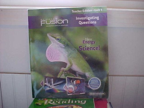 Stock image for Science Fusion, Level 3: Unit 1 Teacher's Edition, Investigating Questions (2012 Copyright) for sale by ~Bookworksonline~