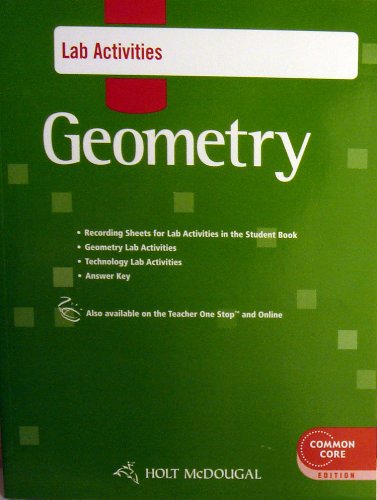 Imagen de archivo de Geometry Lab Activities a la venta por Better World Books