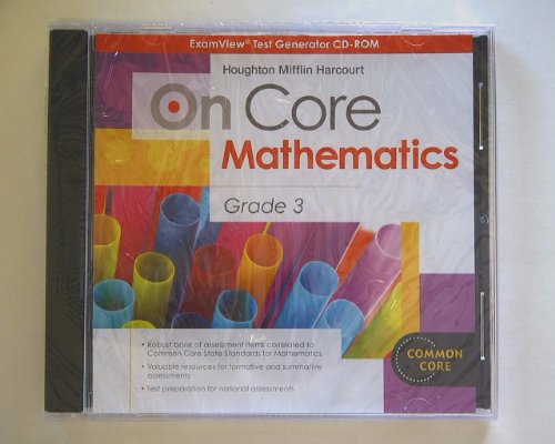 9780547720012: On Core Mathematics Grade 3 ExamView Test Generator Cd-Rom Common Core Isbn 9780547720012