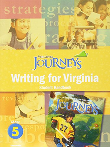 Beispielbild fr Houghton Mifflin Harcourt Journeys Virginia: Writing for Virginia Grade 5 zum Verkauf von BookHolders