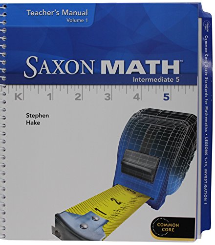 Stock image for Saxon Math Intermediate 5: Teacher Bundle 2012 for sale by Textbook Pro