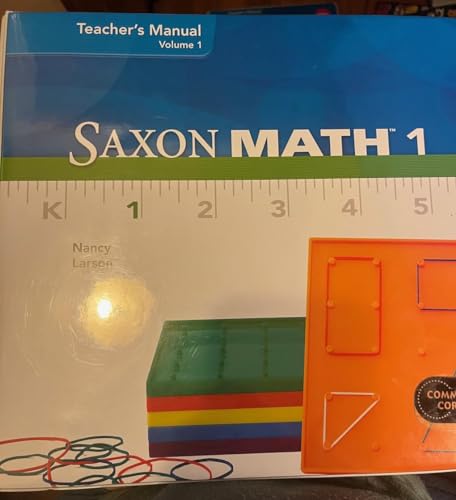 Imagen de archivo de Saxon Math 1, Teacher's Manual, Volume 1 a la venta por HPB-Red