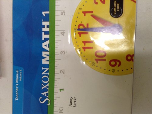 Stock image for Saxon Math 1, Teacher's Manual, Volume 2 for sale by HPB-Red