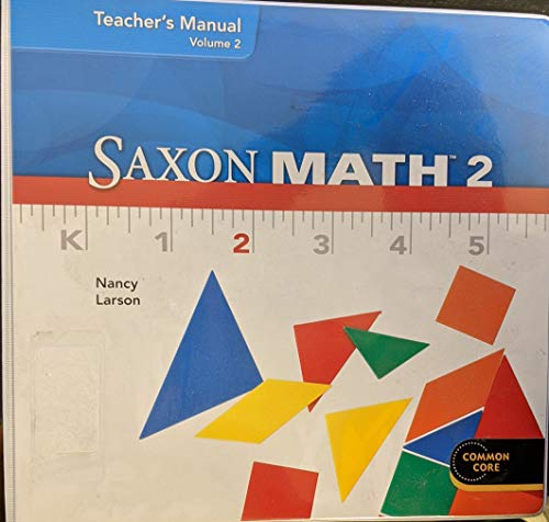 Stock image for Saxon Math 2, Teacher's Manual, Volume 2 for sale by TextbookRush
