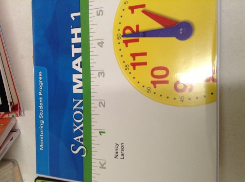 Imagen de archivo de Saxon Math 1, Monitoring Student Progress Binder a la venta por HPB-Red