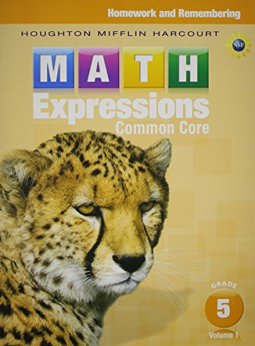 9780547824253: Homework & Remembering, Volume 1 Grade 5 (Math Expressions)