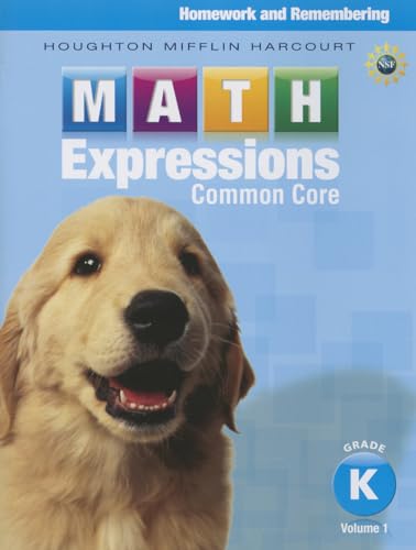 Stock image for Math Expressions: Homework & Remembering, Volume 1 Grade K for sale by SecondSale