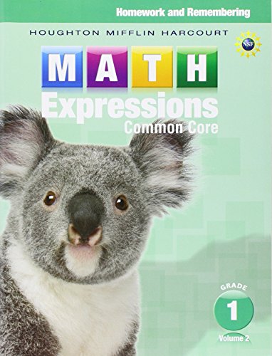 9780547824291: Math Expressions: Homework & Remembering, Grade 1 (2)