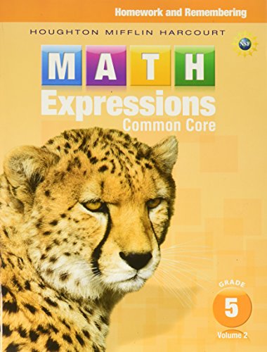 9780547824338: Homework & Remembering, Volume 2 Grade 5 (Math Expressions)