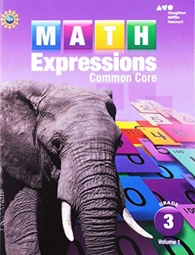 Beispielbild fr Math Expressions Student Activity Book: Grade 3, Vol. 1 zum Verkauf von SecondSale
