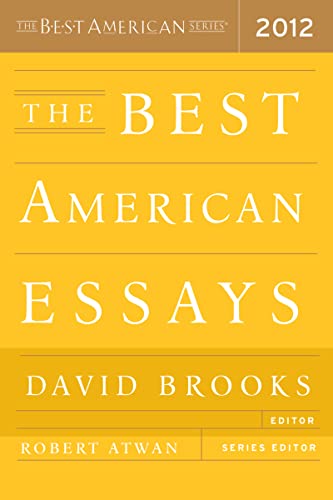 Beispielbild fr The Best American Essays 2012 (The Best American Series ?) zum Verkauf von SecondSale