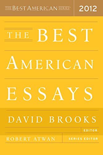9780547840093: The Best American Essays 2012