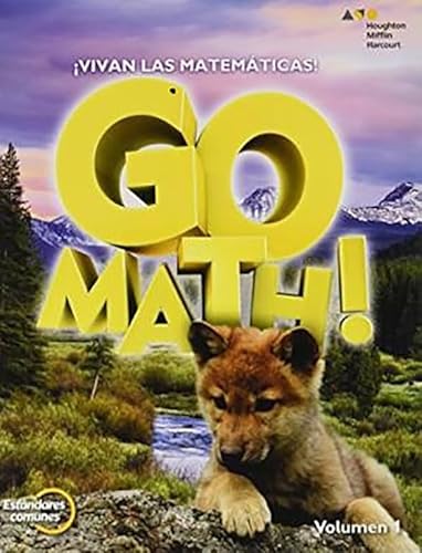 Imagen de archivo de Student Edition & Practice Book Bundle Grade 1 2012 (Houghton Mifflin Harcourt Go Math! Spanish) (Sp ; 9780547867106 ; 0547867107 a la venta por APlus Textbooks