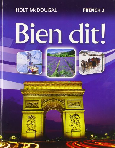 Stock image for Bien Dit!: Student Edition Level 2 2013 (French Edition) for sale by Your Online Bookstore