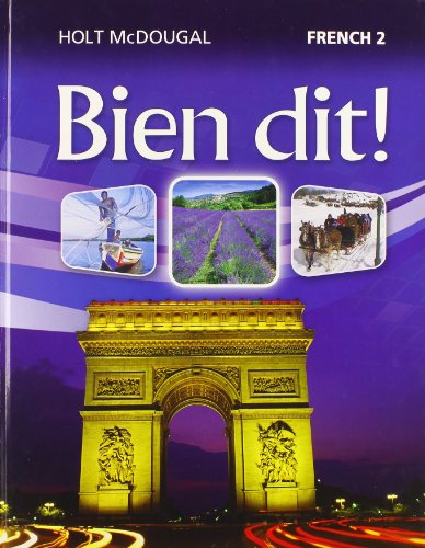 Stock image for Bien Dit!: Student Edition Level 2 2013 (French Edition) for sale by Goodwill of Colorado