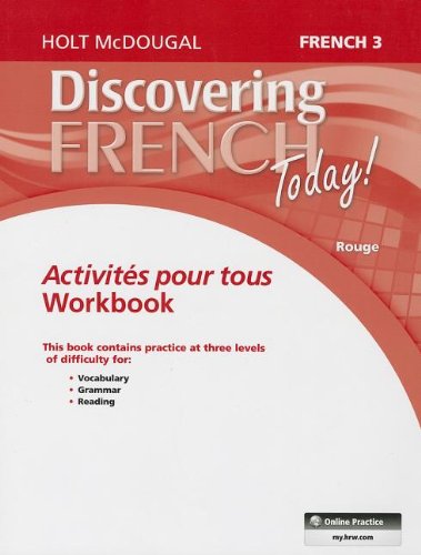 Beispielbild fr Activités pour tous Level 3 (Discovering French Today) (French Edition) zum Verkauf von BooksRun