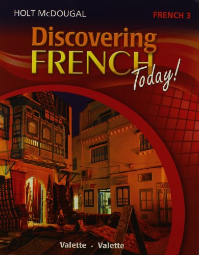 Stock image for Discovering French Today: Student Edition Level 3 2013 (French Edition) for sale by SecondSale