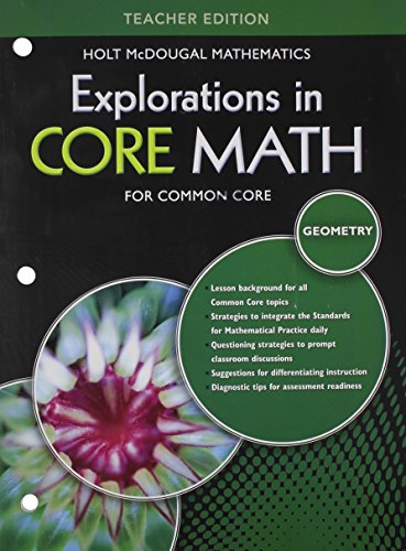 Imagen de archivo de Explorations in Core Math: Common Core Teacher Edition Geometry a la venta por ThriftBooks-Atlanta