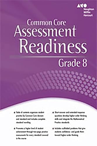 Imagen de archivo de Houghton Mifflin Harcourt Mathematics, Grade 7: Common Core Assessment Readiness Workbook (2013 Copyright) a la venta por ~Bookworksonline~