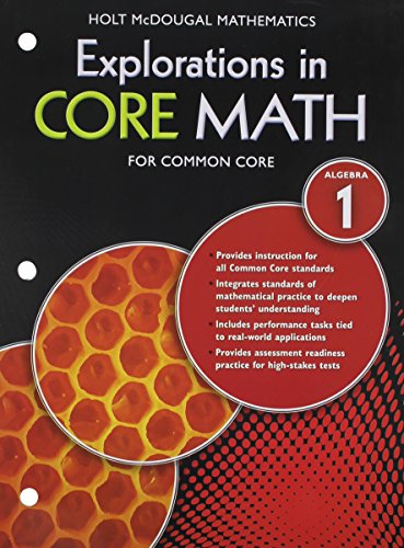 9780547882000: Exploration in Core Math: Algebra 1